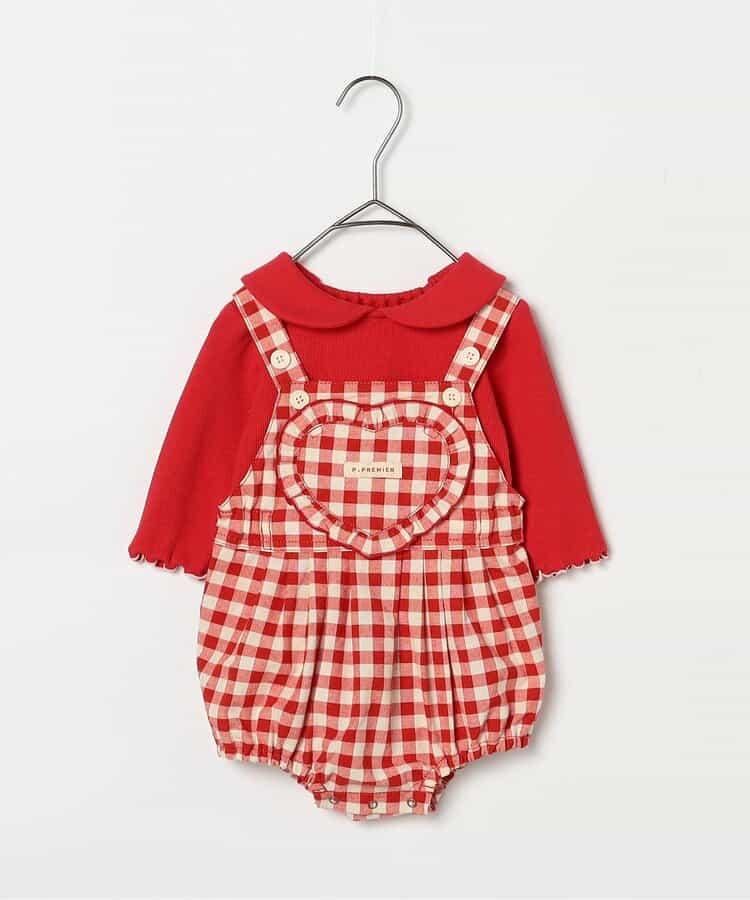 嬰兒揹帶褲&上衣套裝 Link