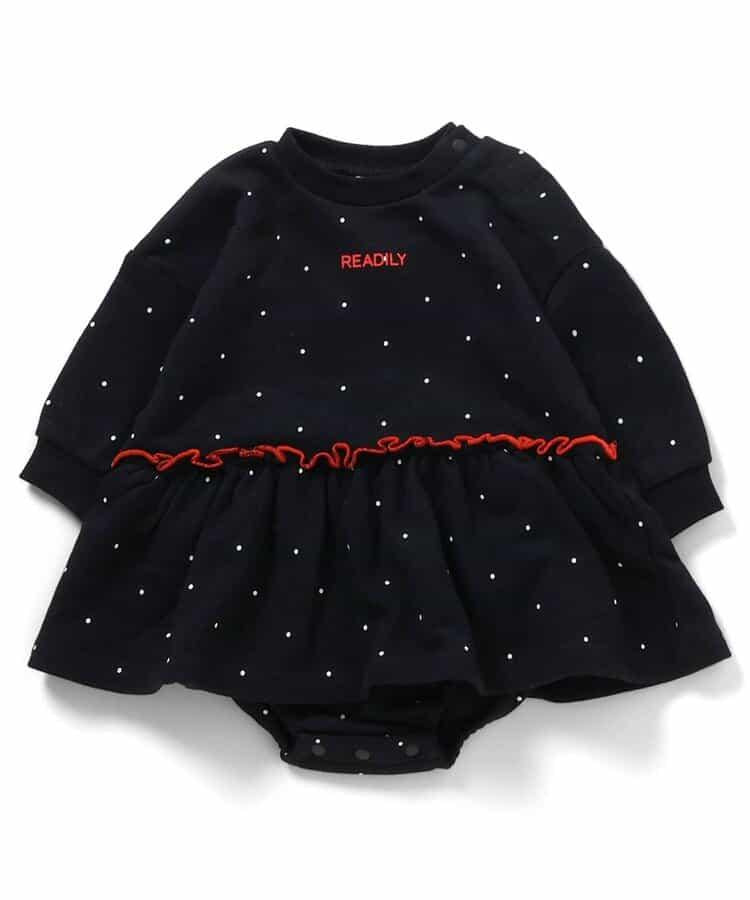 【リンク】磨毛荷葉邊連體衣