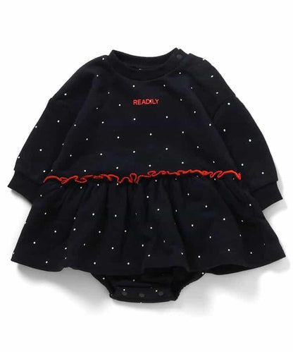 【リンク】磨毛荷葉邊連體衣