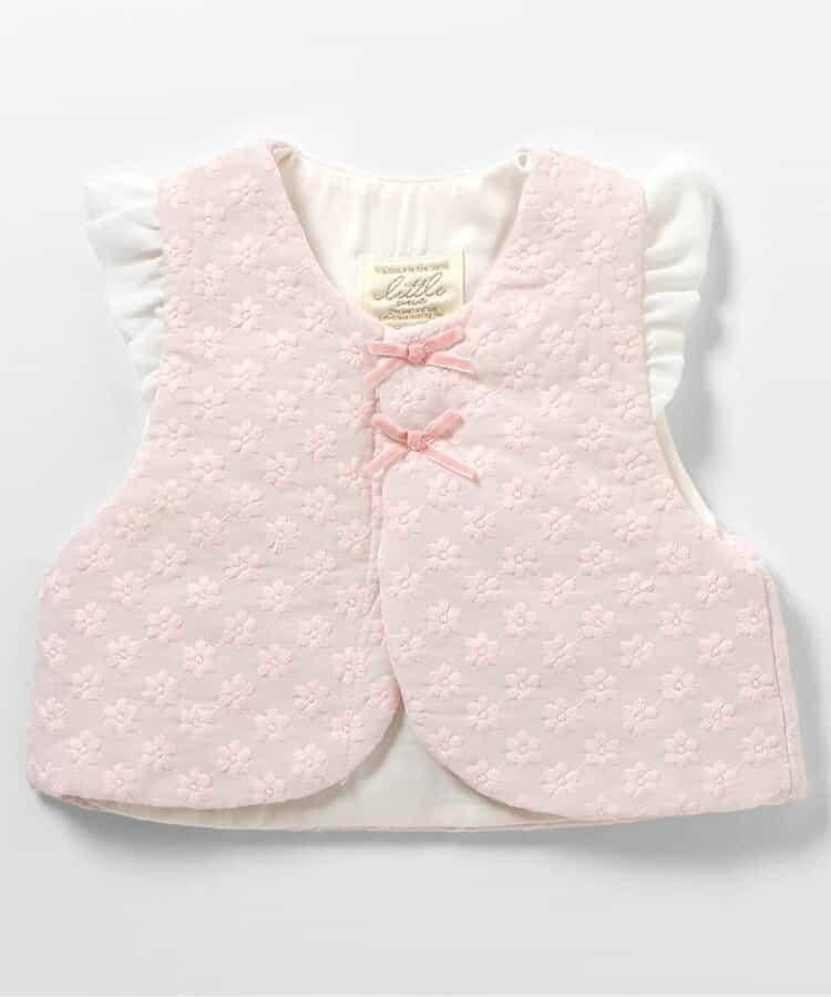 肩部荷葉邊嬰兒背心