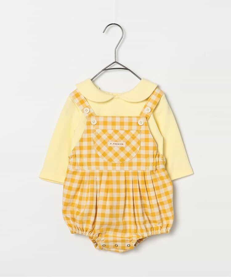 嬰兒揹帶褲&上衣套裝 Link