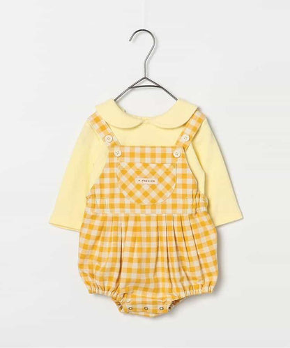 嬰兒揹帶褲&上衣套裝 Link