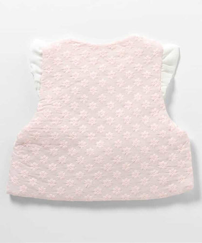 肩部荷葉邊嬰兒背心