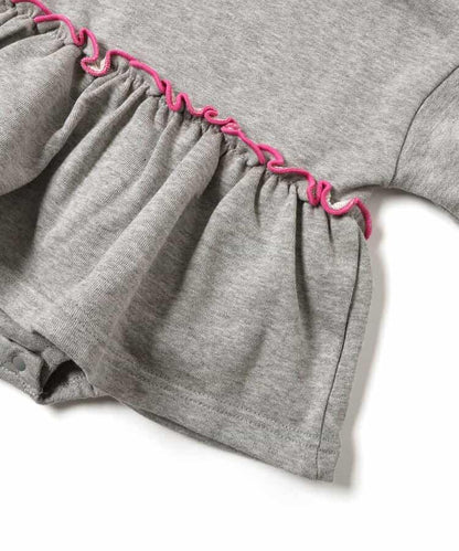 【リンク】磨毛荷葉邊連體衣