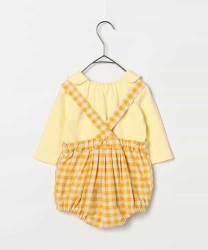 嬰兒揹帶褲&上衣套裝 Link