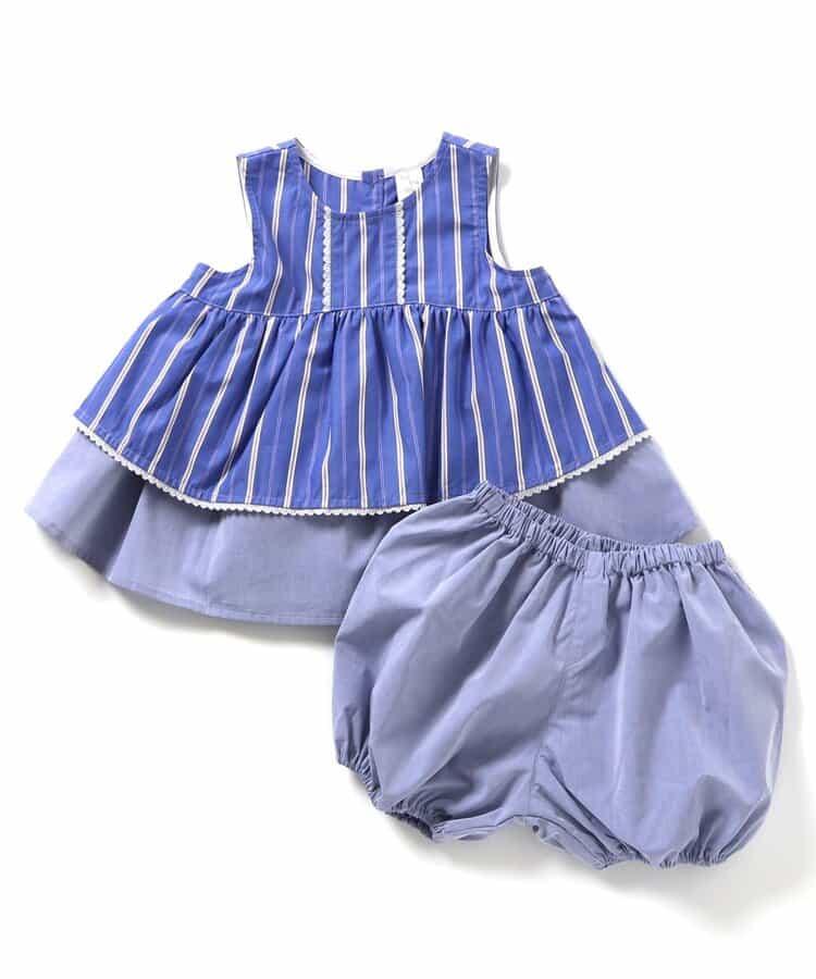 【嬰兒】佩沙拉上衣套裝