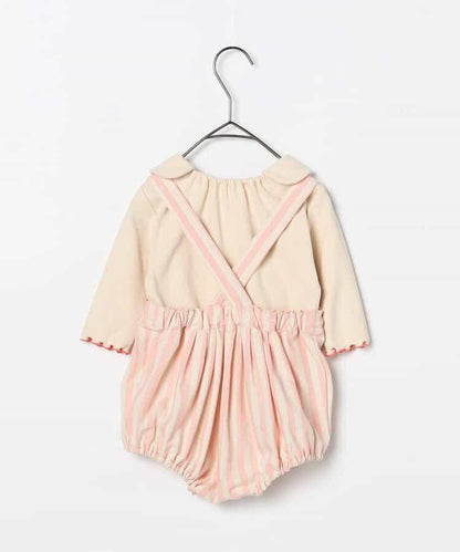 嬰兒揹帶褲&上衣套裝 Link