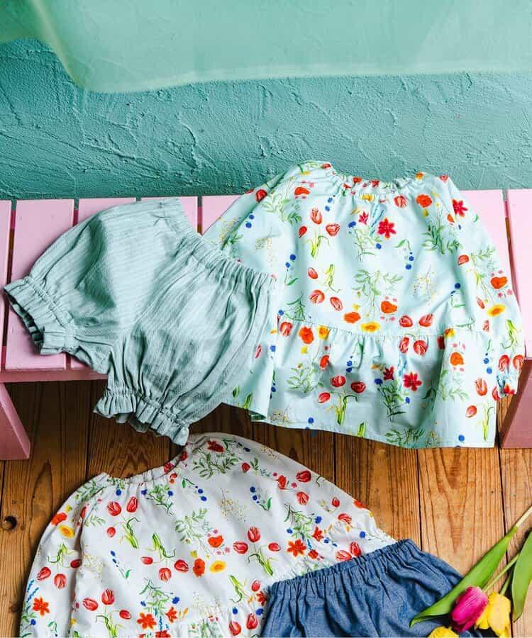 花園花卉牛奶色套裝