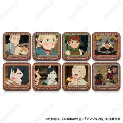 《迷宮飯》 盲盒款咀嚼方形徽章【全套BOX／8個裝】