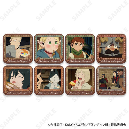 《迷宮飯》 盲盒款咀嚼方形徽章【全套BOX／8個裝】