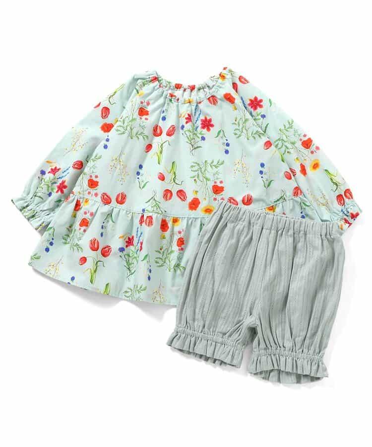 花園花卉牛奶色套裝