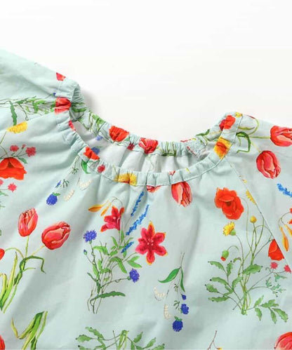 花園花卉牛奶色套裝