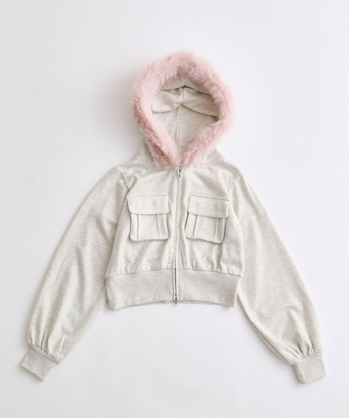 【OLIVE des OLIVE】拉鍊連帽衛衣