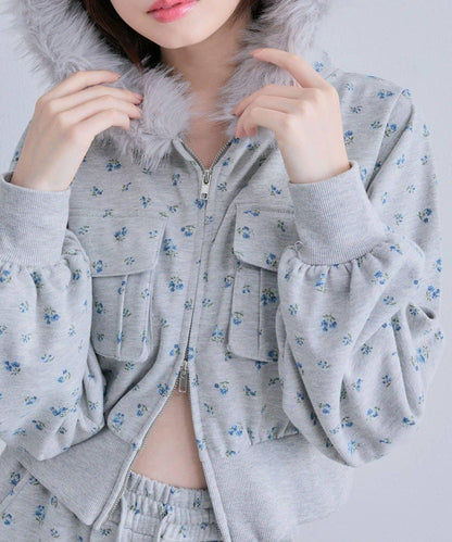 【OLIVE des OLIVE】拉鍊連帽衛衣