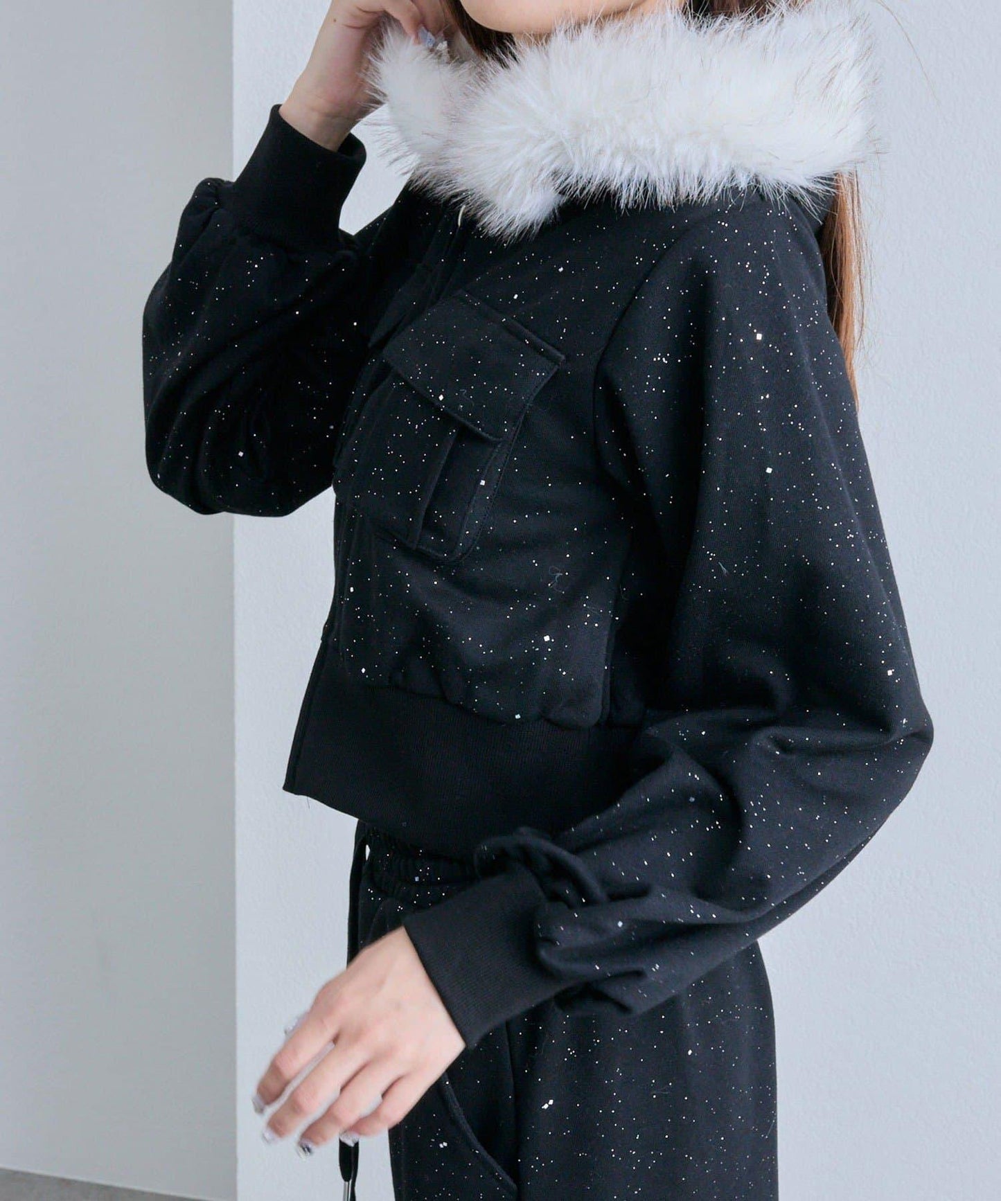 【OLIVE des OLIVE】拉鍊連帽衛衣