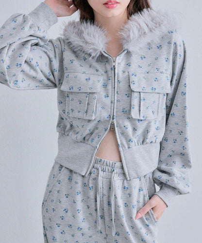 【OLIVE des OLIVE】拉鍊連帽衛衣