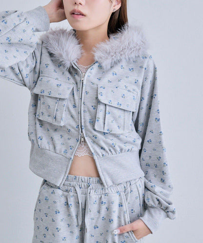 【OLIVE des OLIVE】拉鍊連帽衛衣