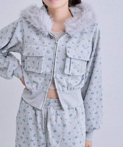 【OLIVE des OLIVE】拉鍊連帽衛衣