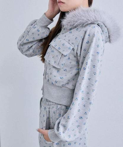 【OLIVE des OLIVE】拉鍊連帽衛衣