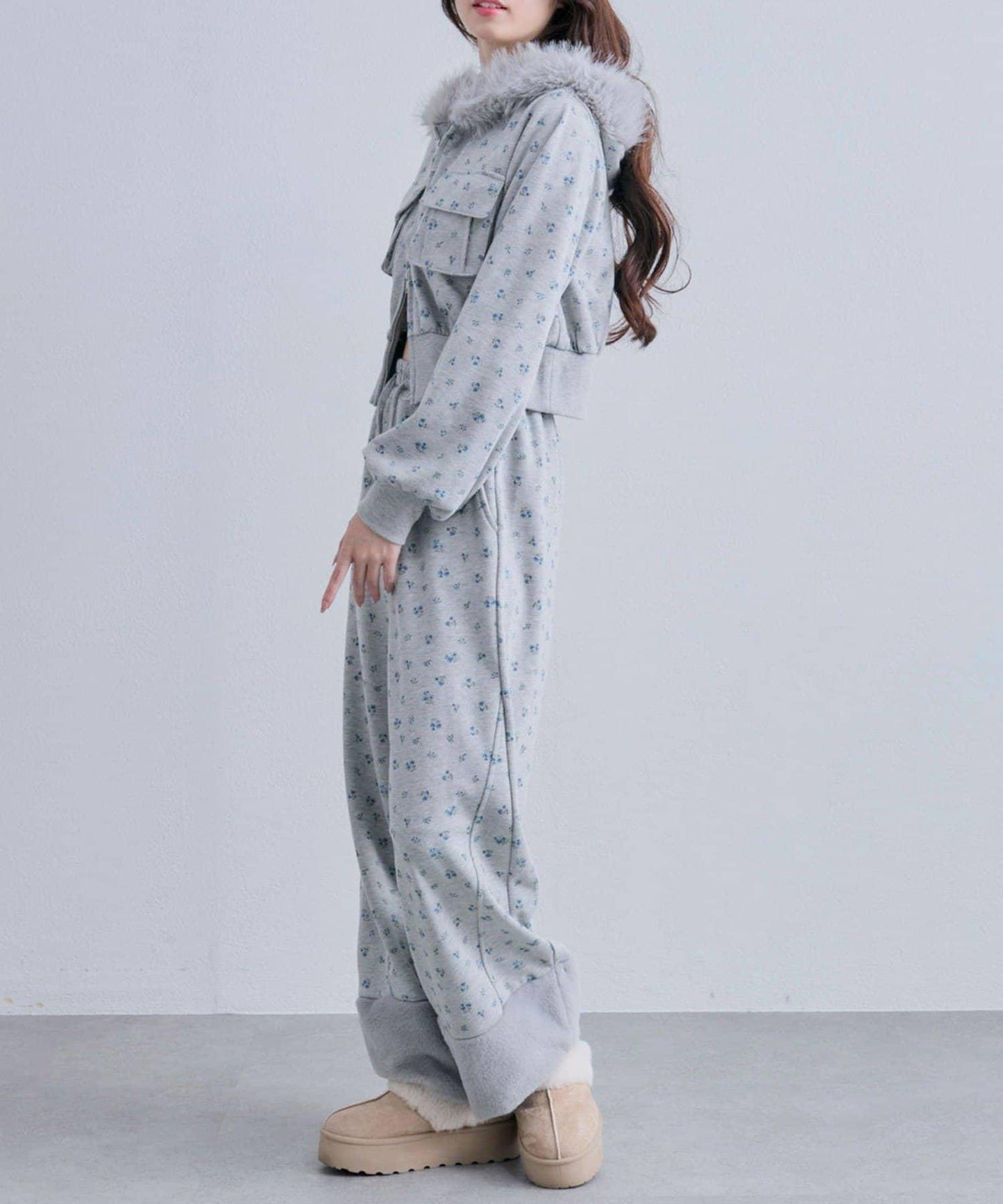 【OLIVE des OLIVE】拉鍊連帽衛衣