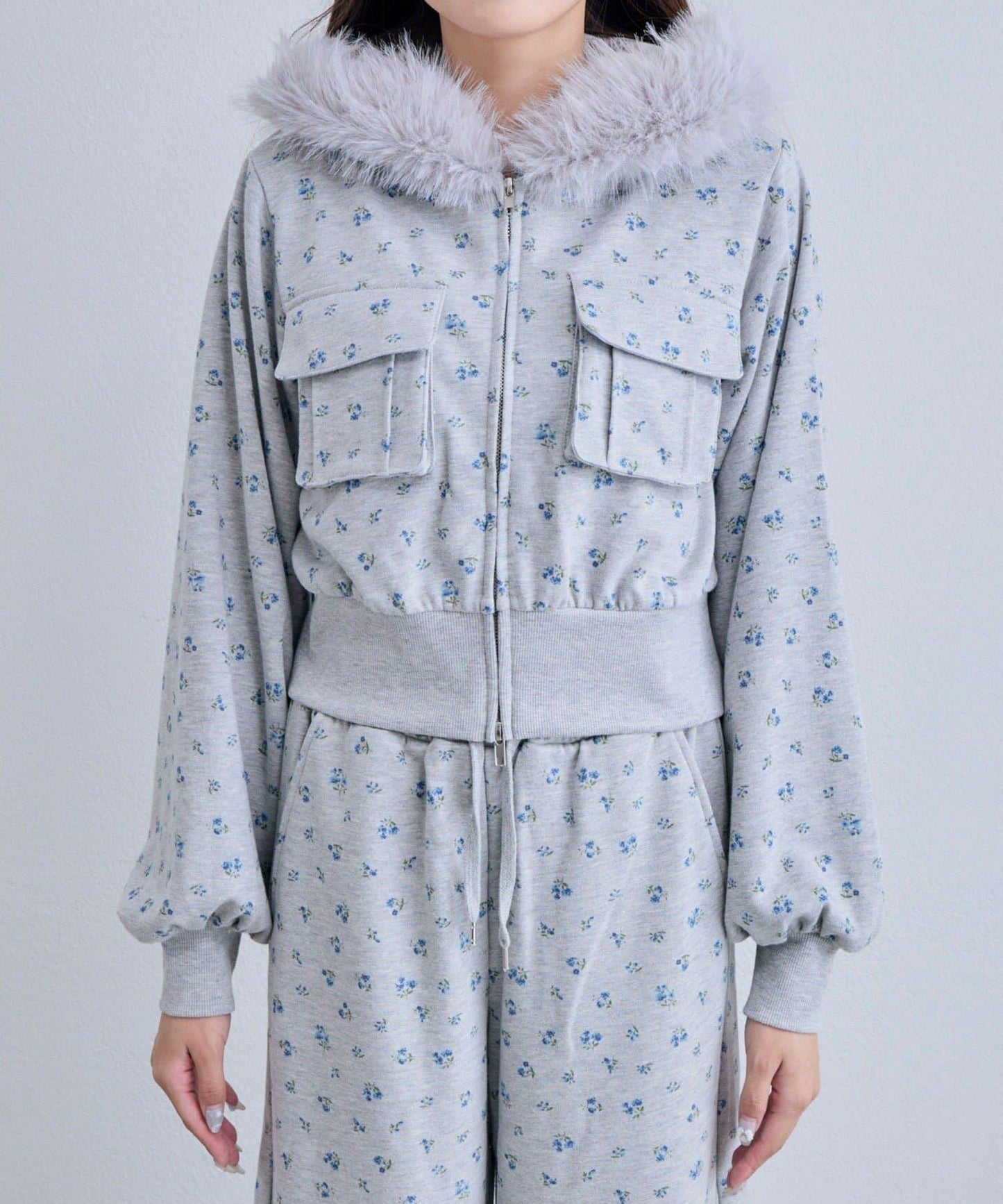 【OLIVE des OLIVE】拉鍊連帽衛衣