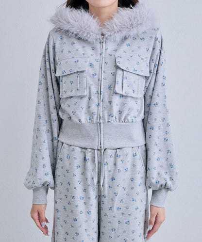 【OLIVE des OLIVE】拉鍊連帽衛衣