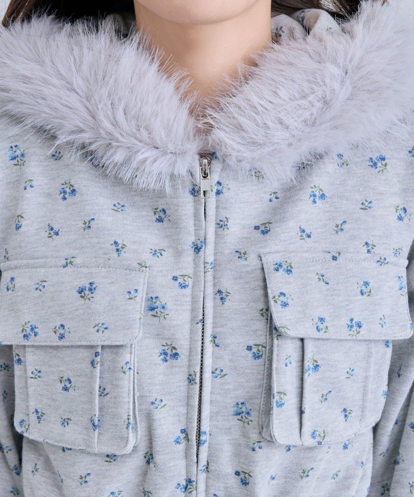 【OLIVE des OLIVE】拉鍊連帽衛衣