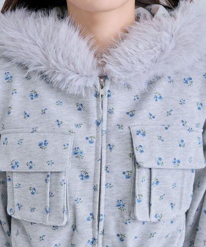 【OLIVE des OLIVE】拉鍊連帽衛衣