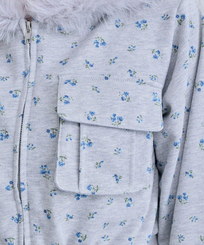 【OLIVE des OLIVE】拉鍊連帽衛衣