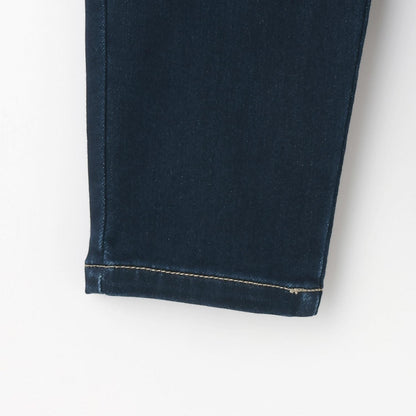 彈力牛仔工裝褲