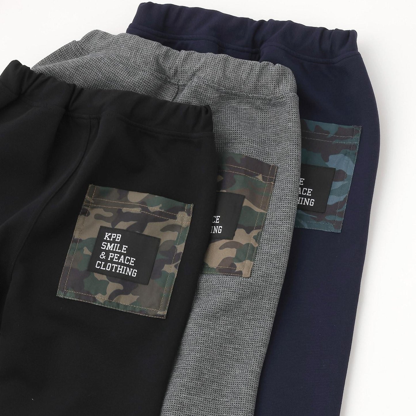 丹寧布迷彩口袋長褲