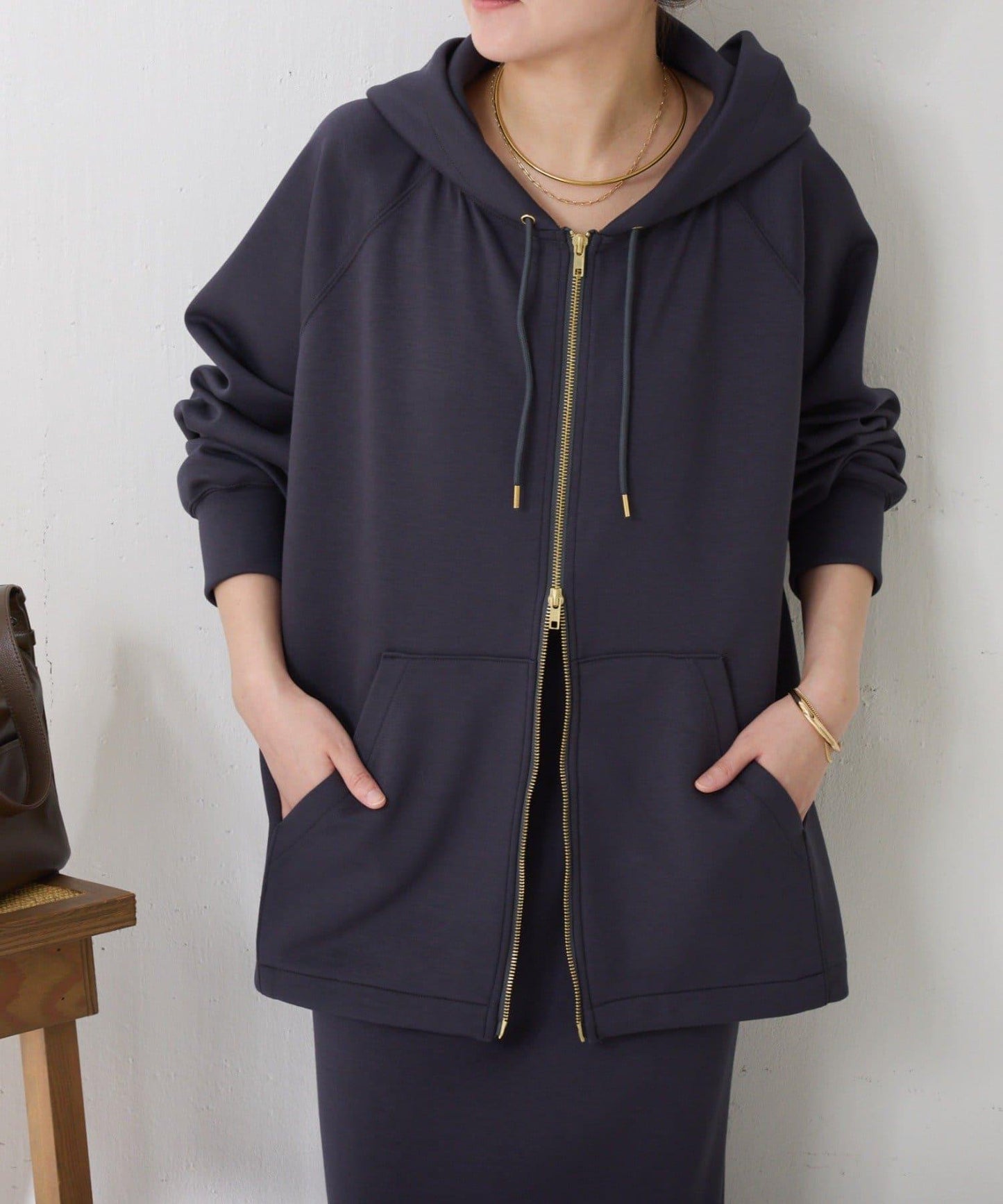 【舒適×優雅】抽繩針織衛衣/套裝