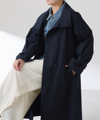 【防潑水/輕量/彈力】防潑水立領大衣