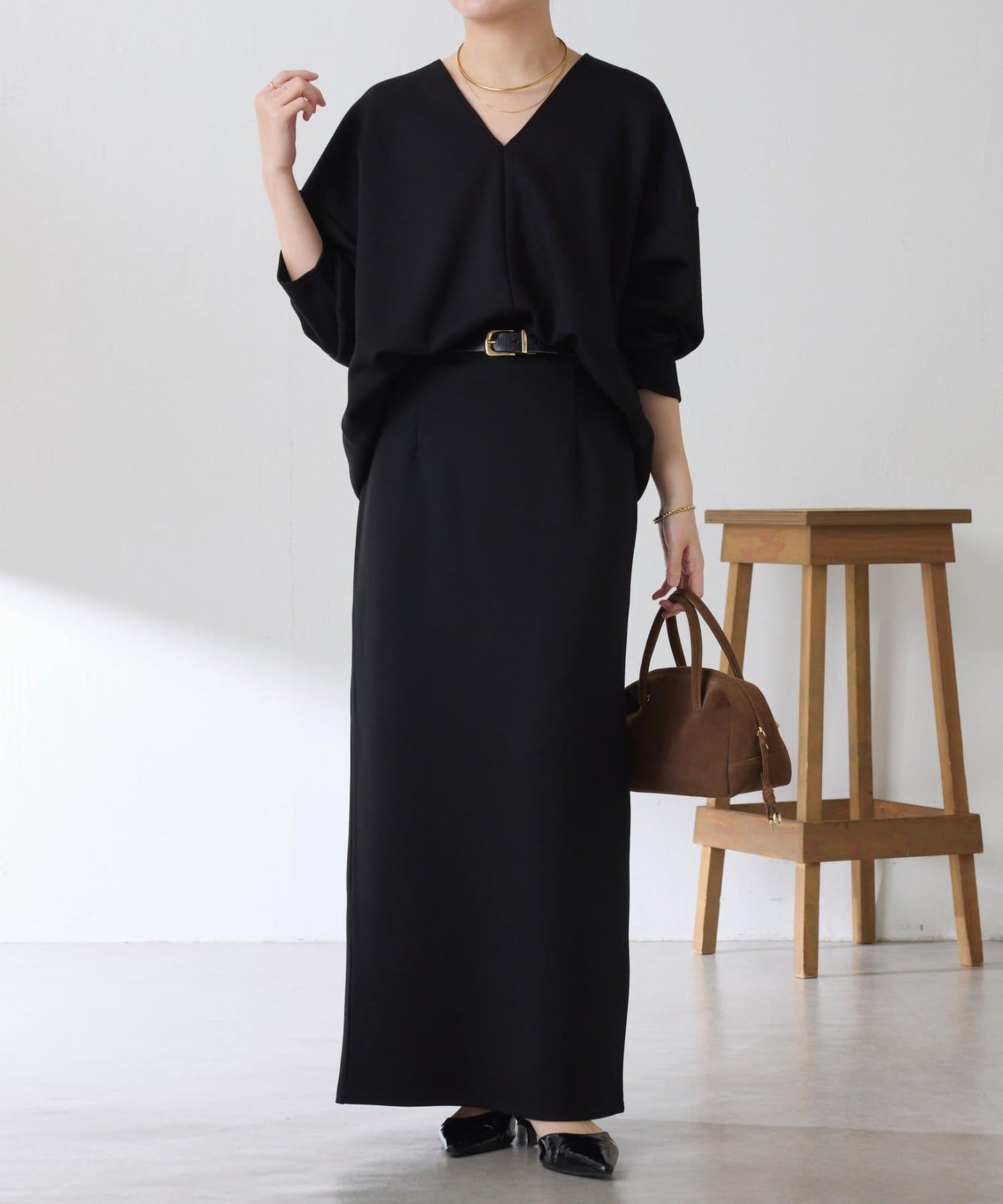 【舒適&顯瘦】針織I型裙/套裝