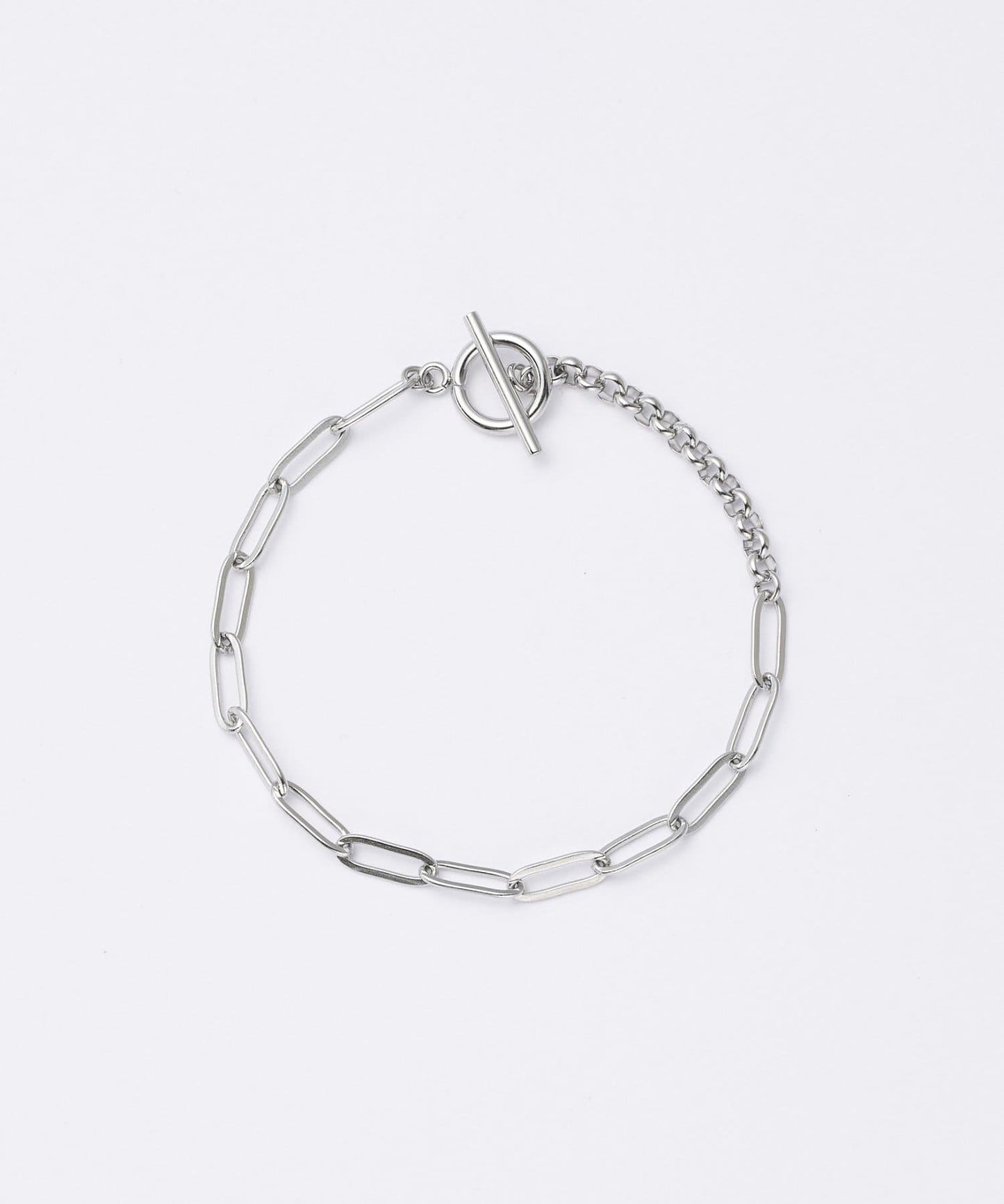 不鏽鋼混合鏈條手鍊