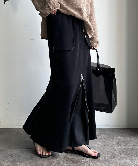 前中拉鍊衛衣裙