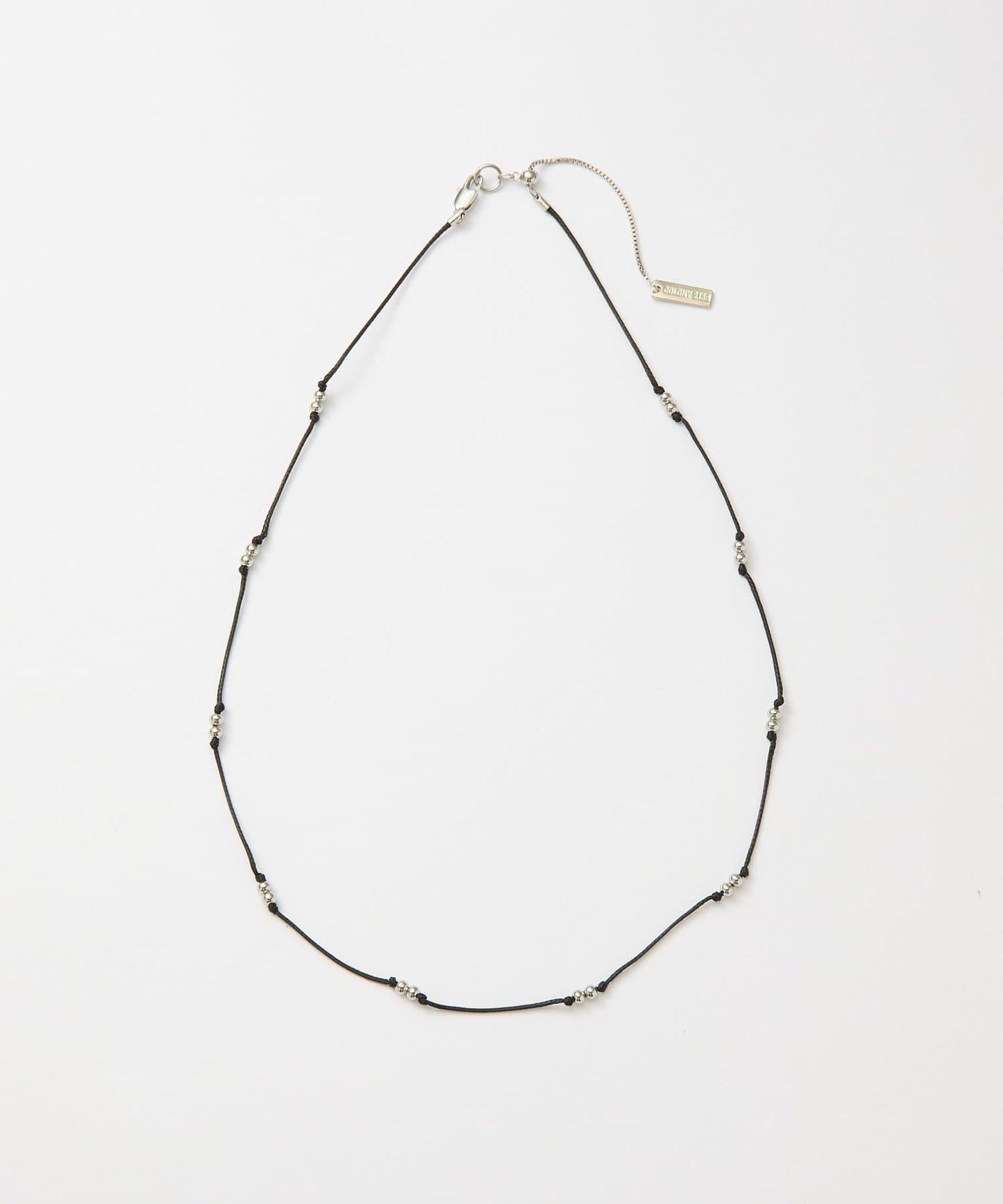 金屬光澤珍珠繩項鍊