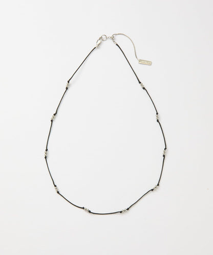 金屬光澤珍珠繩項鍊