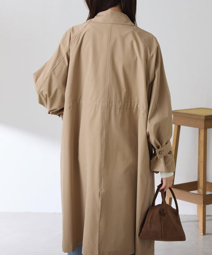 【防潑水/輕量/彈力】防潑水立領大衣