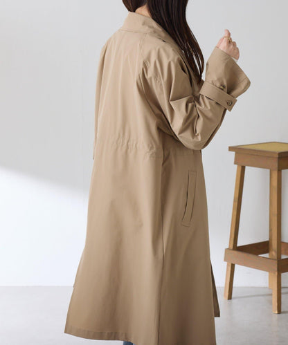 【防潑水/輕量/彈力】防潑水立領大衣