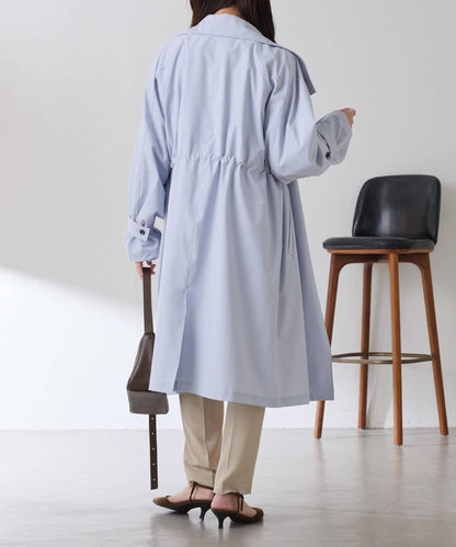 【防潑水/輕量/彈力】防潑水立領大衣