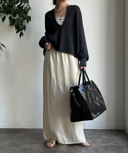 和紙質開領套頭衫