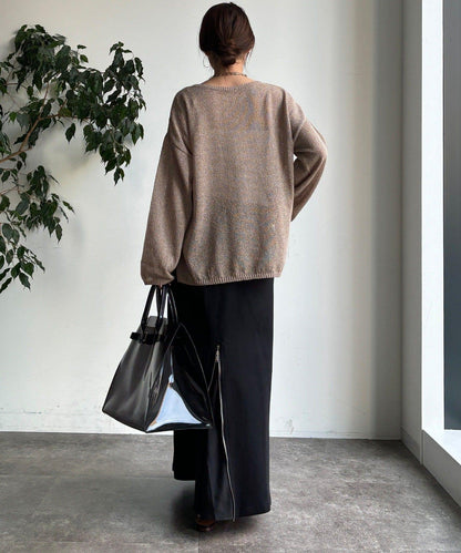 前中拉鍊衛衣裙