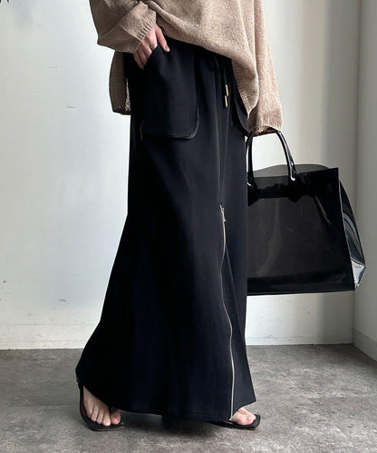 前中拉鍊衛衣裙