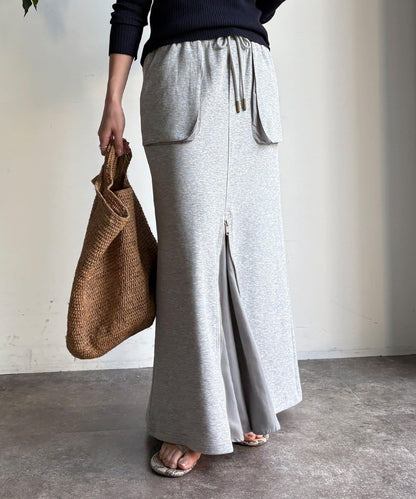 前中拉鍊衛衣裙