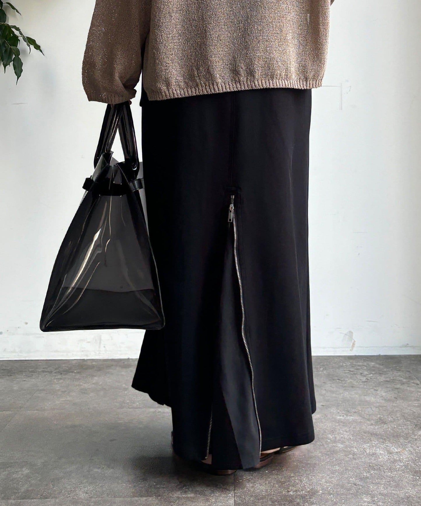 前中拉鍊衛衣裙