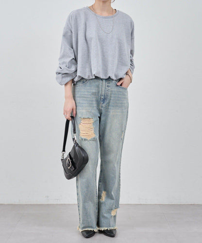 【26SS】泡泡袖衛衣