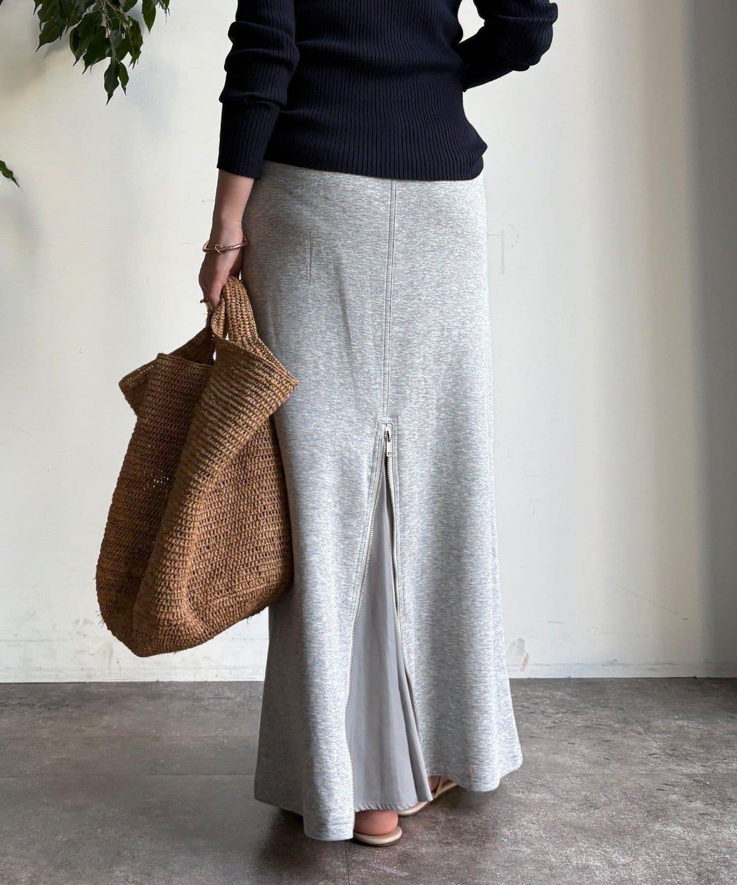 前中拉鍊衛衣裙