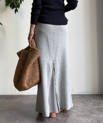 前中拉鍊衛衣裙