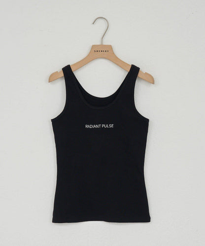 【26SS】刺繡羅紋背心